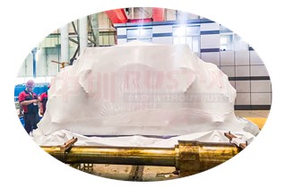 某设备公司使用气相防锈热收缩膜VCI-763包装